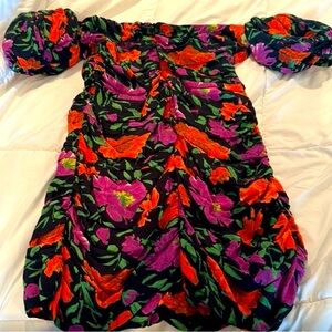 Zara off shoulder floral dress